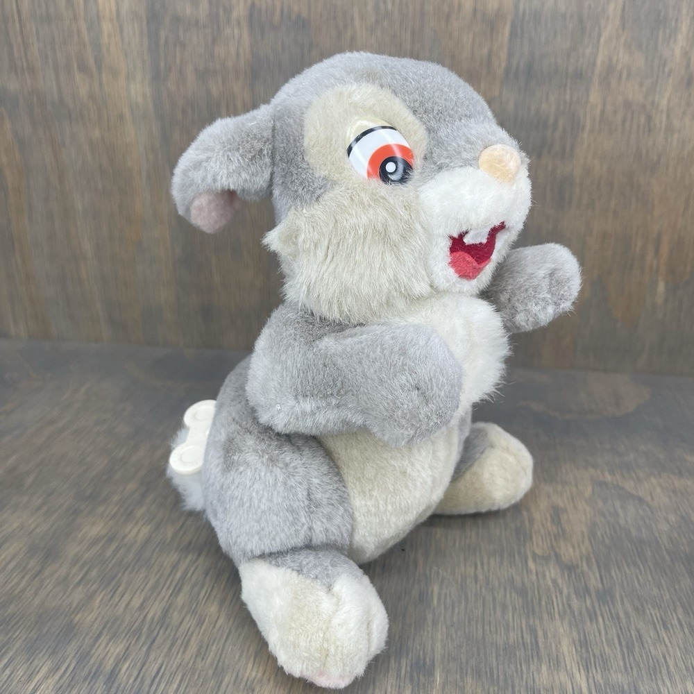 Disney Thumper Bambi Rabbit Plush Misical Movement Sankyo Japan Music Box RARE